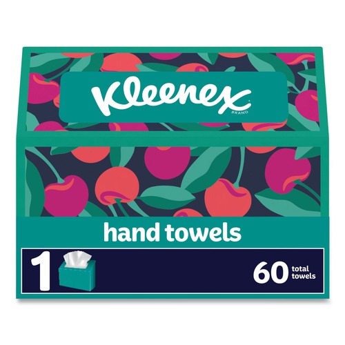 Paper Towels and Napkins | Kleenex 38586 Everyday 8 in. x 9.1 in. 1-Ply Hand Towels - White (60/Box) image number 0