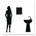 Paper Towel Holders | Papernet 419484 12.4 x 9.3 x 16.5 Hy Tech Manual Towel Dispenser - Black (1/Carton) image number 5