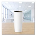 Cups and Lids | SOLO 424WN-2050 24 oz Single-Sided Poly Paper Hot Cups - White (500/Carton) image number 3