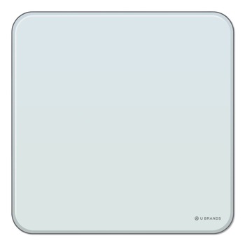 U Brands 3690U00-01 12 x 12 Cubicle Glass Dry Erase Board - White Surface