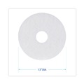 Just Launched | Boardwalk BWK4013WHI 13 in. Diameter Polishing Floor Pads - White (5/Carton) image number 5