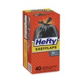 Trash Bags | Hefty PAC E27744 Easy Flaps 30 in. x 33 in. 30-Gallon 0.85 mil. Trash Bags - Black (40/Box) image number 2