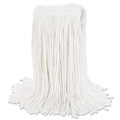  | Boardwalk BWK2020REA #20 Cut-End Rayon Wet Mop Head - White image number 1