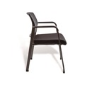 Office Chairs | Alera ALEER4317 24.41 in. x 22.64 in. x 31.73 in. Elgar Fabric Guest Chair - Black Seat, Black Back, Black Base image number 2