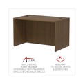 Office Desks & Workstations | Alera VA214830WA Valencia Series 47.25 in. x 29.5 in. x 29.63 in. Straight Front Desk Shell - Modern Walnut image number 9