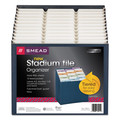 File Folders | Smead 70211 Letter Size 1/12-Cut Tabs 12 Sections Stadium File - Navy image number 0