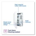 Paper Towel Holders | Tork 552530 PeakServe Continuous 14.44 x 3.97 x 19.3 Hand Towel Dispenser - White image number 1