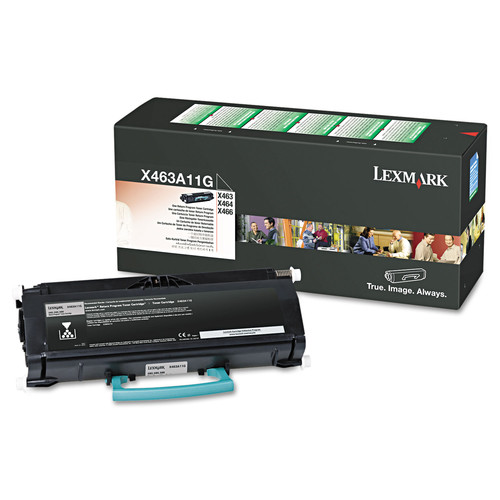 Ink & Toner | Lexmark X463A11G Return Program 3,500 Page-Yield Toner - Black image number 0
