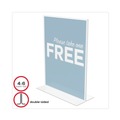 Office Presentation Supplies | Deflecto 69201 Classic Image 8.5 in. x 11 in. Insert Double-Sided Sign Holder - Clear image number 9