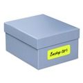 Labels | Avery 06479 1 in. x 2.63 in. High-Vis Removable Laser/Inkjet ID Labels with Sure Feed - Assorted Neon (360/Pack) image number 1