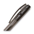 Pens | BIC BU311BK BU3 Bold 1 millimeter Retractable Ballpoint Pen - Black Ink/Smoke/Black Barrel (1-Dozen) image number 2