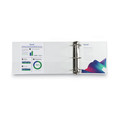 File Folders | Samsill 16427 6 in. Capacity 11 x 8.5 Nonstick D-Ring View Binder, 3 Rings - White image number 2