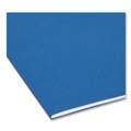 File Folders | Smead 10279 1/3-Cut Tabs Assorted Letter Size 0.75 in. Expansion Interior File Folders - Navy Blue (100/Box) image number 4
