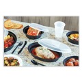 Food Service | Pactiv Corp. OC24B Newspring VERSAtainer 9.1 x 6.7 x 1.45 24 oz Plastic Oval Microwavable Containers - Black/Clear (150/Carton) image number 3