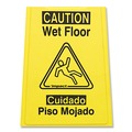 Floor Signs & Safety Signs | Impact 9152W 12.05 in. x 1.55 in. x 24.3 in. Bilingual Wet Floor Sign - Yellow image number 3