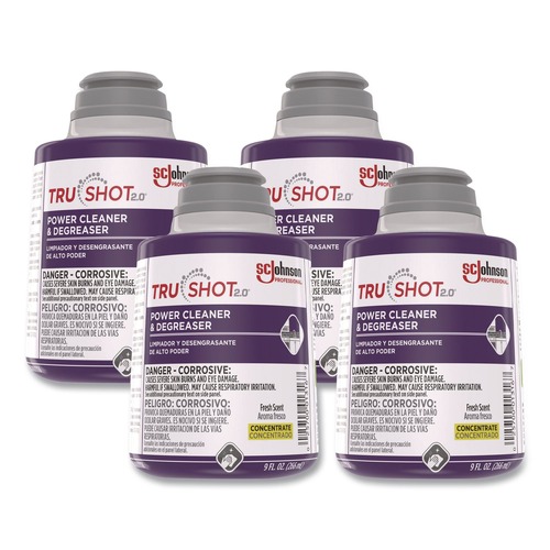 All-Purpose Cleaners | SC Johnson 379842 TruShot 2.0 Power Cleaner Fresh Scent 9 oz Cartridge (4/Carton) image number 0