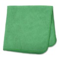 Cleaning Cloths | Rubbermaid Commercial 1820578 12 in. x 12 in. Microfiber Cleaning Cloths - Green (24/Pack) image number 2