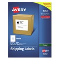 Labels | Avery 05353 8.5 in. x 11 in. Copier Mailing Labels - White (100/Box) image number 0