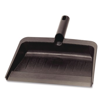 Carlisle 36143703 8 x 12 Flo-Pac Flexible Plastic Dustpan - Black
