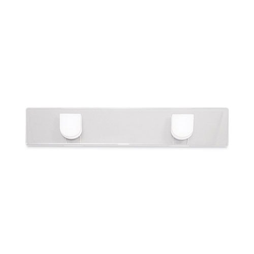 Office Presentation Supplies | Advantus 75318 9 in. x 2 in. Panel Wall Sign Acrylic Name Holder - Clear image number 0
