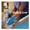 Hand Wipes | Clorox Healthcare 30824 9 in. x 6.75 in. Hydrogen Peroxide Cleaner Disinfectant Wipes - Unscented (95/Canister, 6 Canisters/Carton) image number 7