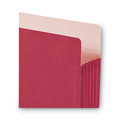 File Folders | Smead 73241 5.25 in. Expansion Colored File Pockets - Letter Size/Red image number 3
