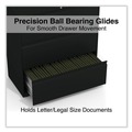 Office Filing Cabinets & Shelves | Alera 25489 36 in. x 18.63 in. x 40.25 in. 3 Legal/Letter/A4/A5 Size Lateral File Drawers - Black image number 4