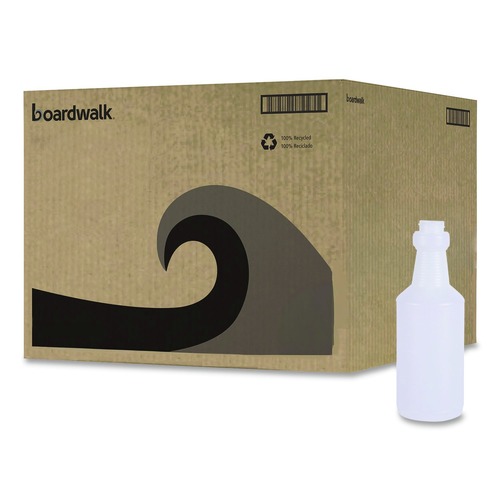 Cleaners & Chemicals | Boardwalk 512121 16 oz. Handi-Hold Spray Bottle - Clear (24/Carton) image number 0
