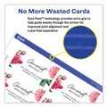 Back to School Sale | Avery 05911 2 in. x 3.5 in. Printable Microperforated Business Cards with Sure Feed Technology for Laser Printers - White (2,500 Cards, 10/Sheet, 250 Sheets/Box) image number 2
