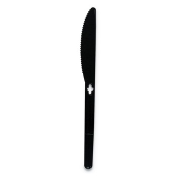 Wego 54101102 Polystyrene Knife - Black (1000/Carton)