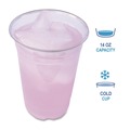 Cups and Lids | Boardwalk BWKPET14PK 14 oz. Plastic PET Cups - Clear (50/Pack) image number 4