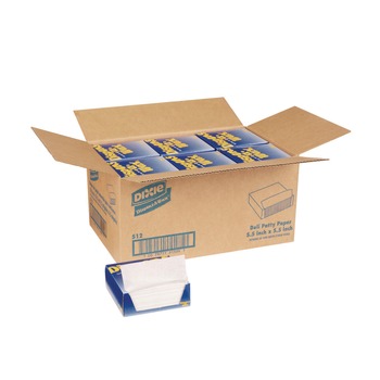 KITCHEN | Dixie 512 5.5 x 5.5 Dispens-A-Wax Waxed Deli Patty Paper (24/Carton)