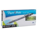 Pens | Paper Mate 9580131 0.8 mm Fine FlexGrip Ultra Recycled Retractable Ballpoint Pen - Black Ink, Gray/Black Barrel (1-Dozen) image number 1