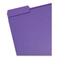 File Folders | Smead 11948 1/3-Cut Tabs Assorted Letter Size 0.75 in. Expansion Colored File Folders - Assorted: Gray/Maroon/Navy/Purple/Teal (100/Box) image number 1