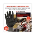 Cleaning Gloves | Ergodyne 10303 ProFlex 7072 ANSI A7 Nitrile-Coated CR Gloves, Gray, Medium, 12 Pairs/Pack image number 2