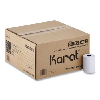OFFICE AND OFFICE SUPPLIES | Karat GS-TR225085 2.25 in. x 85 ft. Thermal Paper Rolls - White (50/Carton)