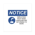 Labels | Avery 61511 Surface Safe 5 in. x 7 in. Inkjet/Laser Printers Removable Label Safety Signs - White (30/Pack) image number 1
