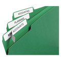 Labels | Avery 05366 0.66 in. x 3.44 in. Permanent TrueBlock File Folder Labels with Sure Feed Technology - White (30/Sheet, 50 Sheets/Box) image number 2