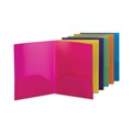 Back to School Sale | Smead 87761 11 in. x 8.5 in. 100-Sheet Capacity Poly Two-Pocket Folders - Assorted (6/Pack) image number 0