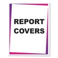 Report Covers & Pocket Folders | C-Line 31347 11 in. x 8-1/2 in. Economy Vinyl Report Covers - Clear (100/Box) image number 2