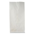  | General 51030 6.31 in. x 4.19 in. x 13.38 in. 35 lbs. Capacity #10 Grocery Paper Bags - White (500/Bundle) image number 3