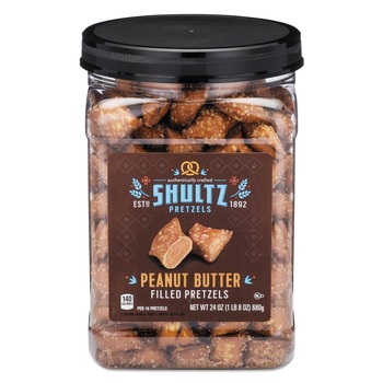 Dolcetto 3598 24 oz Pretzels Tub - Peanut Butter