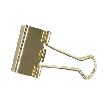 BINDERS AND BINDING SUPPLIES | U Brands 3600U06-24 Binder Clips - Gold/Medium (72/Pack)