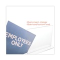 Office Presentation Supplies | Deflecto 69201 Classic Image 8.5 in. x 11 in. Insert Double-Sided Sign Holder - Clear image number 5