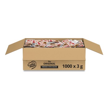 Coffee-Mate 11000369 0.1 oz Packet Powdered Creamer Packets - Original (1000/Carton)