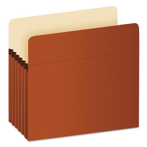 File Folders | Pendaflex S34G 5.25 in. Expansion Letter Size Pocket File - Red Fiber image number 0