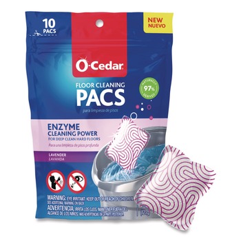 CLEANING WIPES | O-Cedar 172402CT Cleaning PACS - Lavender Scent (8 Packs/Carton)