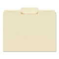 File Folders | Smead 10332 1/3-Cut Tabs Center Position Letter Size 0.75 in. Expansion File Folders - Manila (100/Box) image number 1