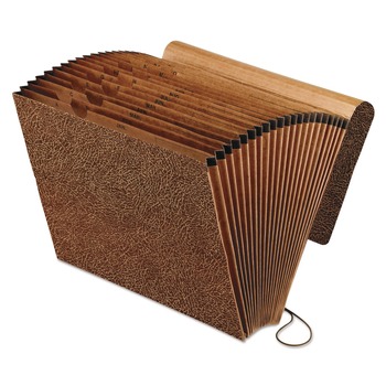 Pendaflex 01365 2 in. Expansion All Purpose Letter Size 21-Section Expanding File - Red Fiber