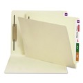 File Folders | Smead 34210 End Tab 14-pt Manila Fastener Folders with Reinforced Straight Tabs - Letter Size/Manila Exterior (50/Box) image number 1